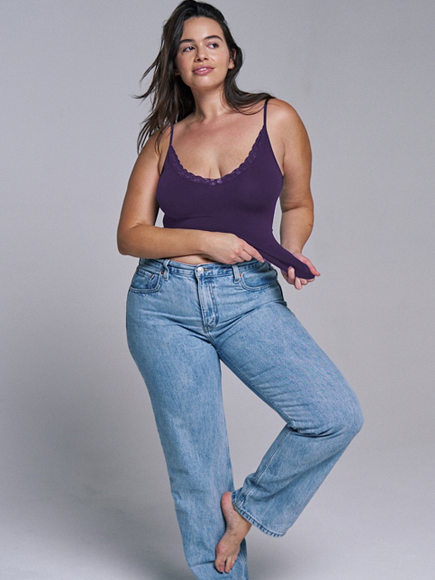 Seamless Lace Cami Set