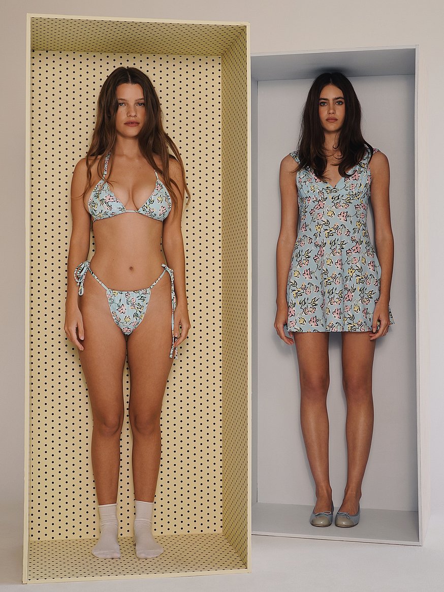 Buy Emilia Satin Floral Mini Dress, Pastel Peony Print - Order Dresses  online - Victoria's Secret US