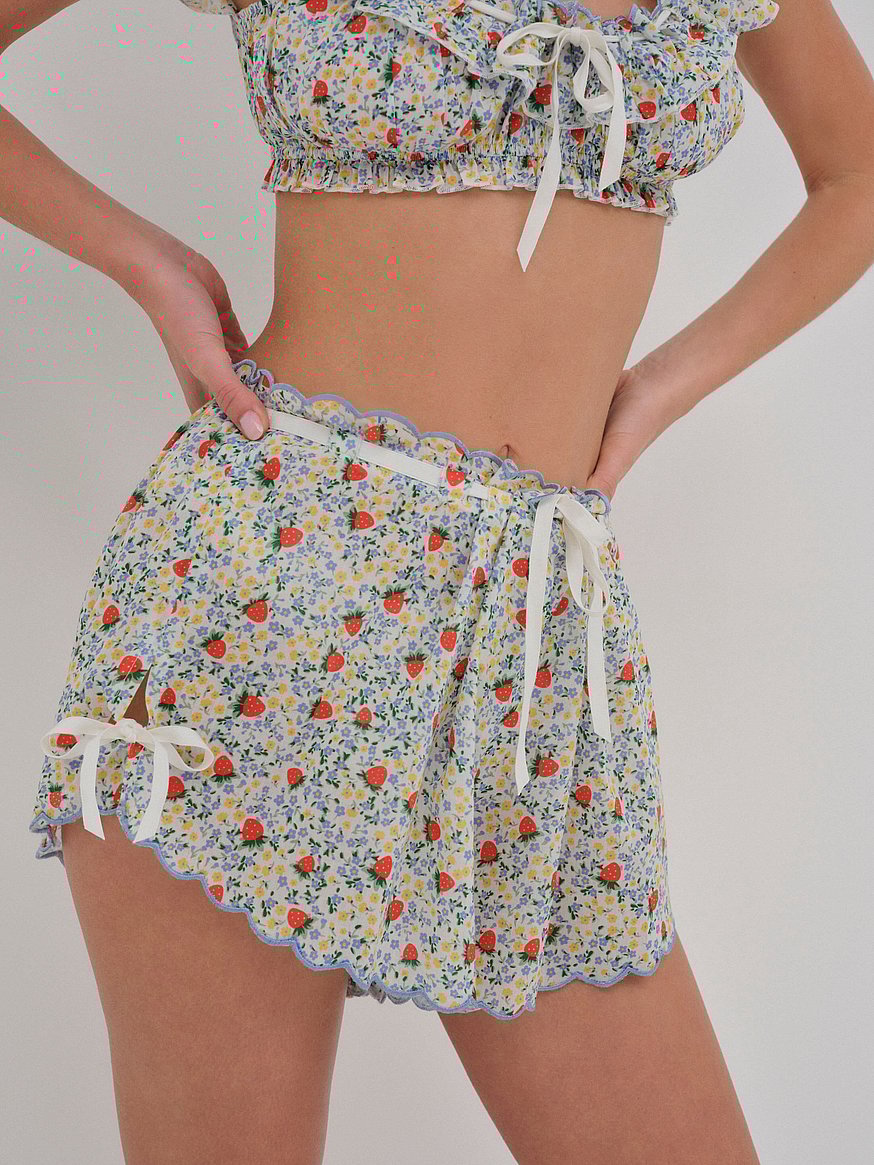 Buy Strawberry Kiss Shorts, Multi - Order Pajama Bottoms online