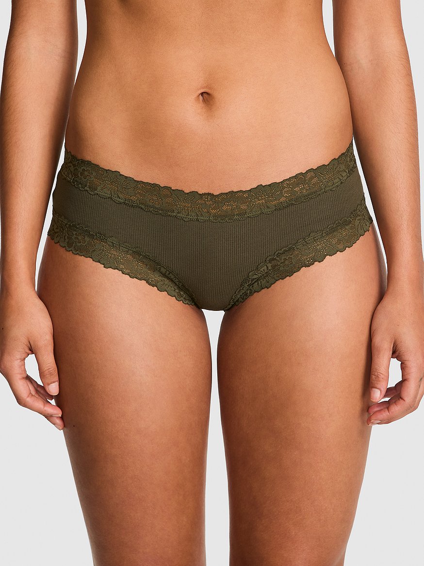 Wink Lace-Trim Cheeky Panty