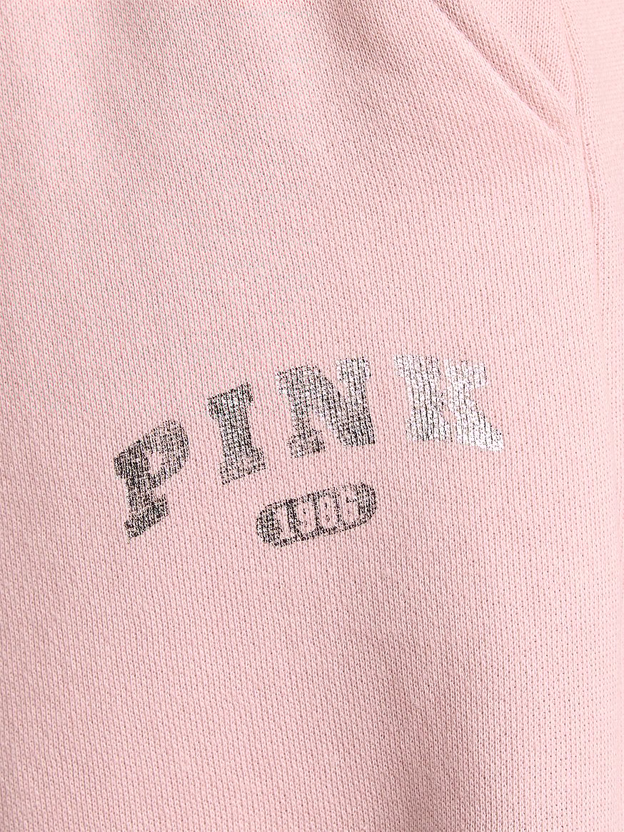 Ivy Fleece Wide-Leg Split-Hem Sweatpants