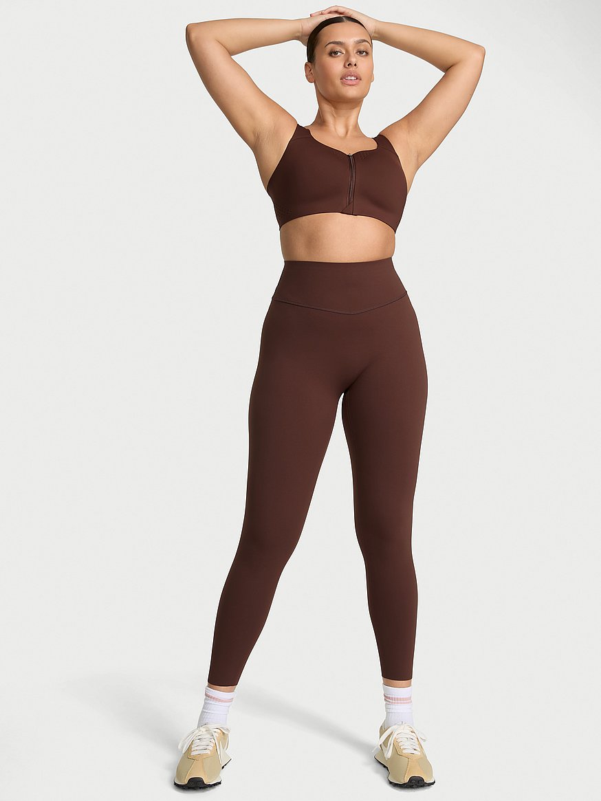 Buy VSX Elevate™ High-Compression Legging, Ganache - Order Bottoms online -  Victorias Secret