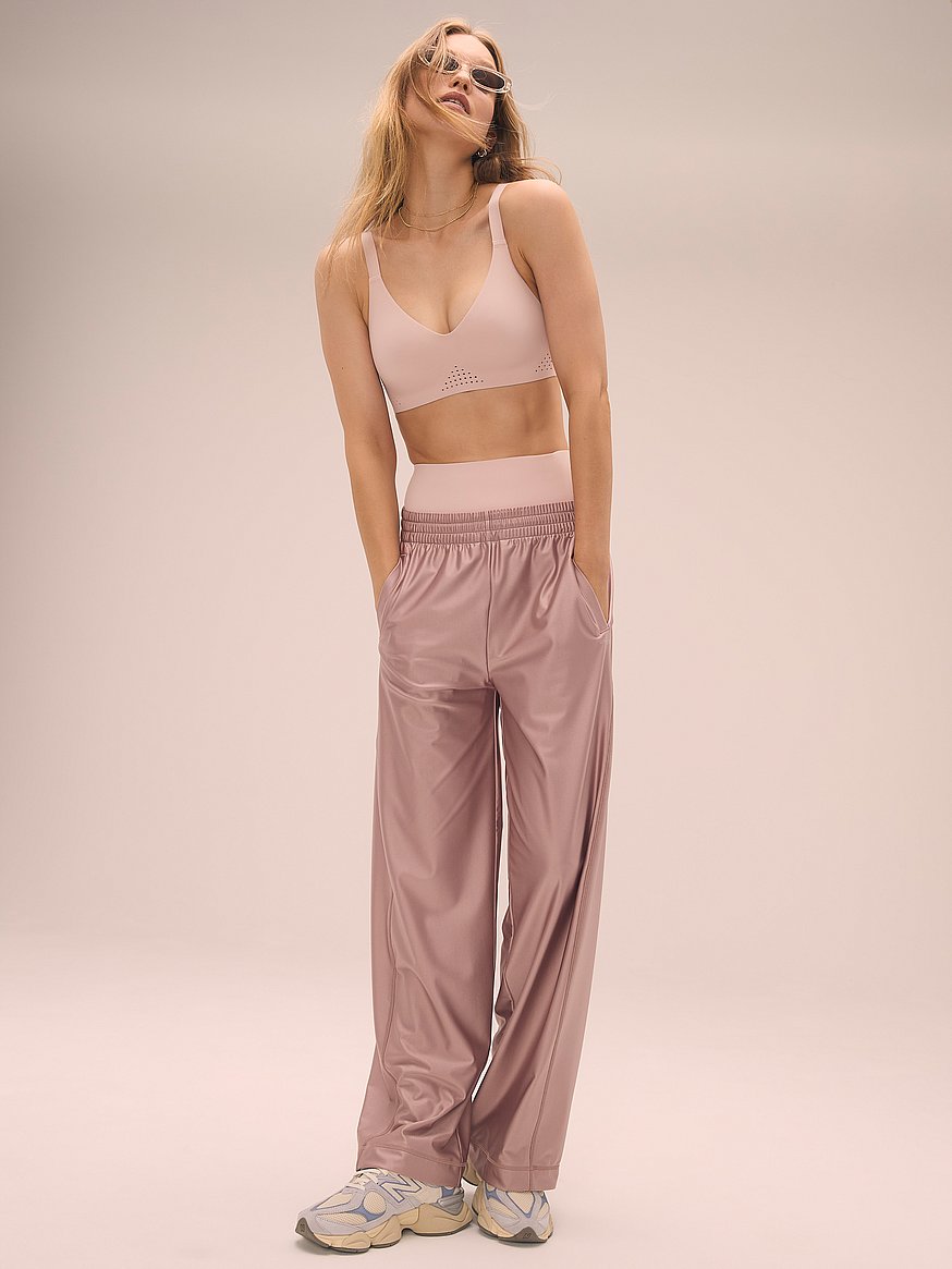 Buy VSX GlossyTech™ Wide-Leg Pant, French Mauve - Order Bottoms