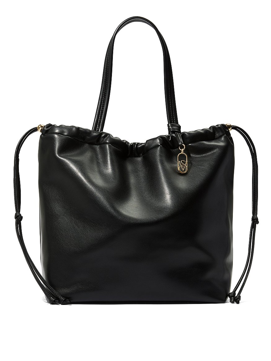 Victoria's Secret バック  ☆正規品☆ Buy Luxe Cinched Carryall Tote Bag, Black Nappa - Order Bags