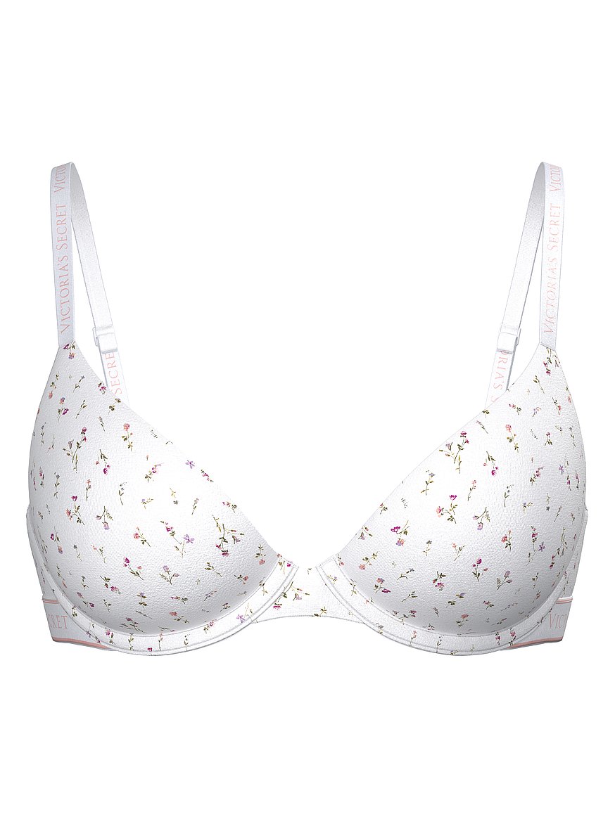 Lightly Lined Full-Coverage Cotton Bra
