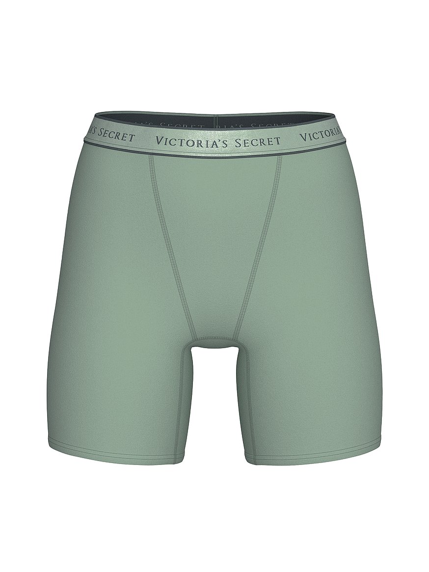 Logo Cotton High-Waist Boxer Brief