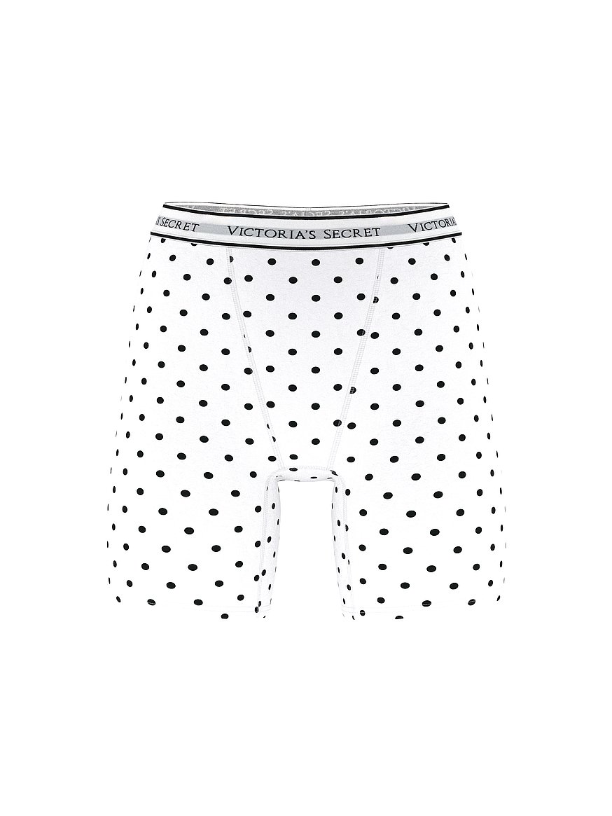 Logo Cotton High-Waist Boxer Brief