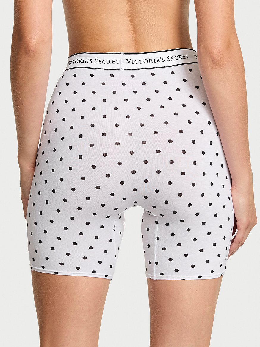 Logo Cotton High-Waist Boxer Brief