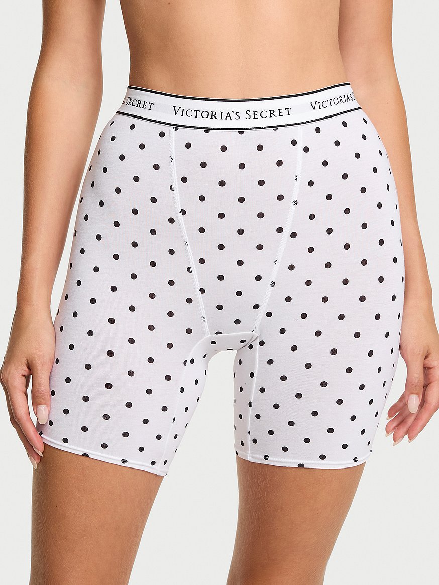 Logo Cotton High-Waist Boxer Brief