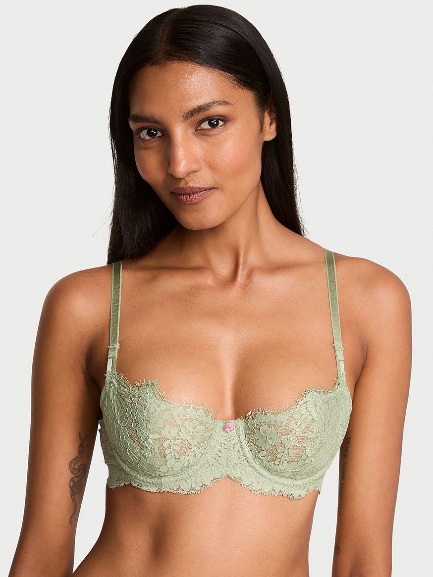 Wicked Unlined Lace Balconette Bra
