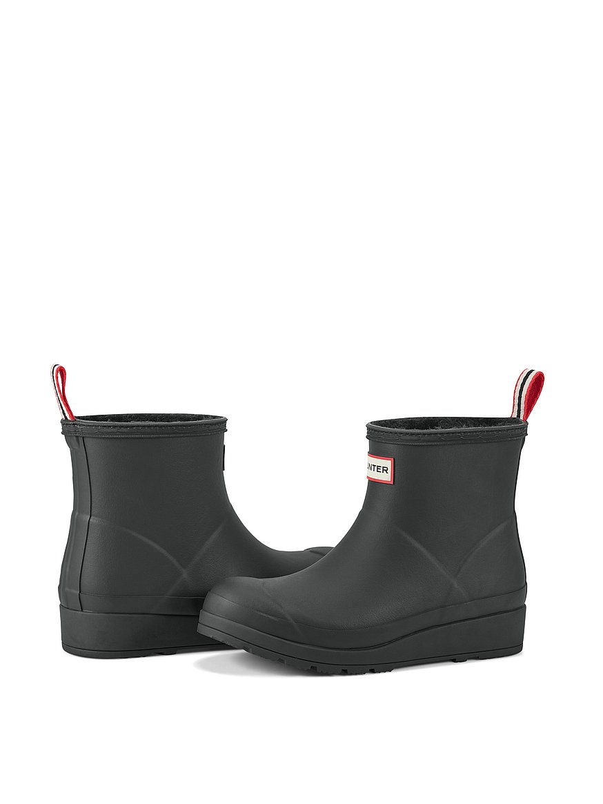 Buy PLAY™ Insulated Shearling Short Rain Boots, Black - Order
