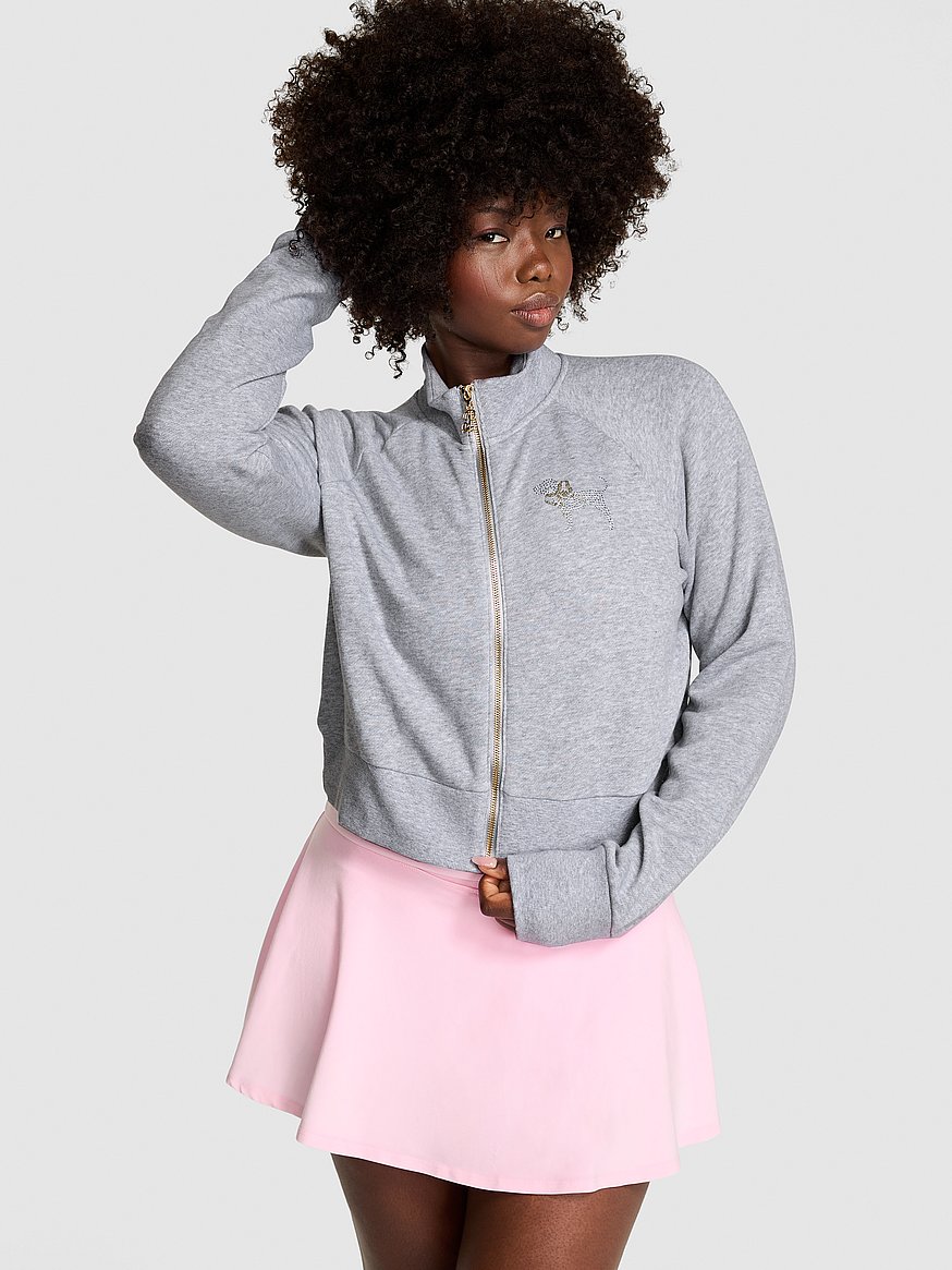 Buy PINK x LoveShackFancy Reissued Full-Zip, Vs Medium Heather