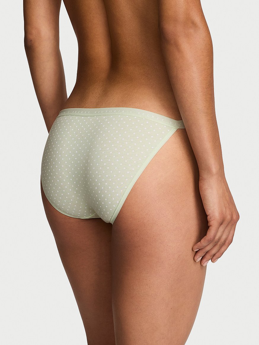 Stretch Cotton String Bikini Panty
