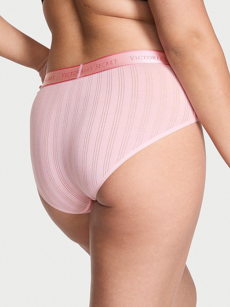 Logo Cotton Hiphugger Panty