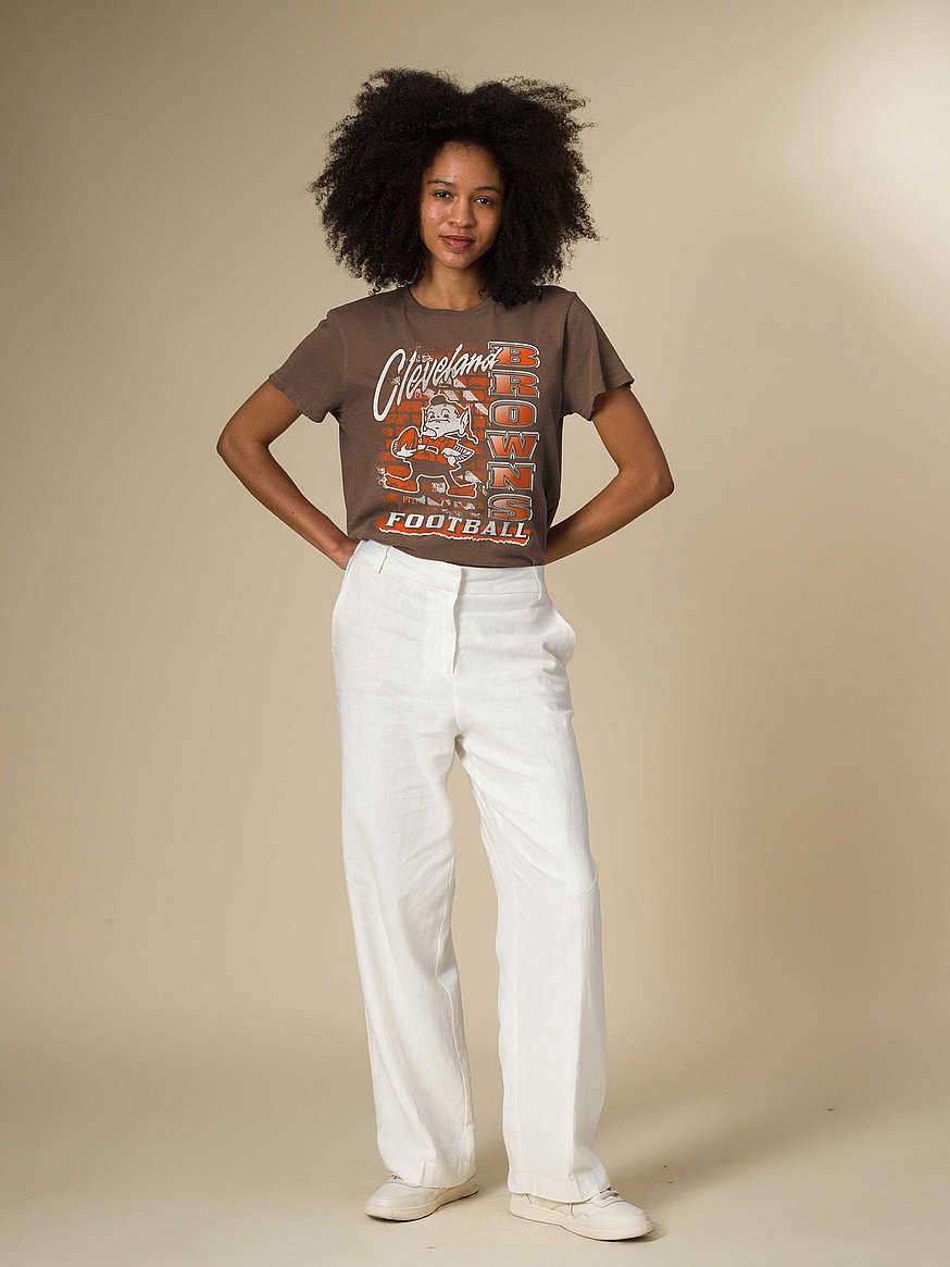 Buy Cleveland Browns MVP Vintage Tee, Dark Chocolate - Browns
