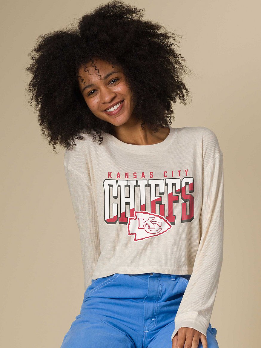 Victoria’s secret Buy Kansas City Chiefs Slant Crop Thermal, Oatmeal - Chiefs