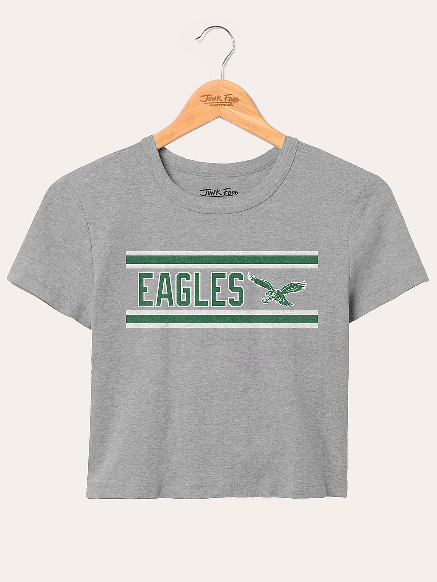 Buy Philadelphia Eagles Sideline Baby Tee, Heather Grey - Eagles - Order Tops online - PINK US