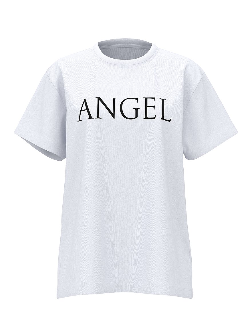 Buy Cotton Oversized Tee, White Angel - Order Tops online