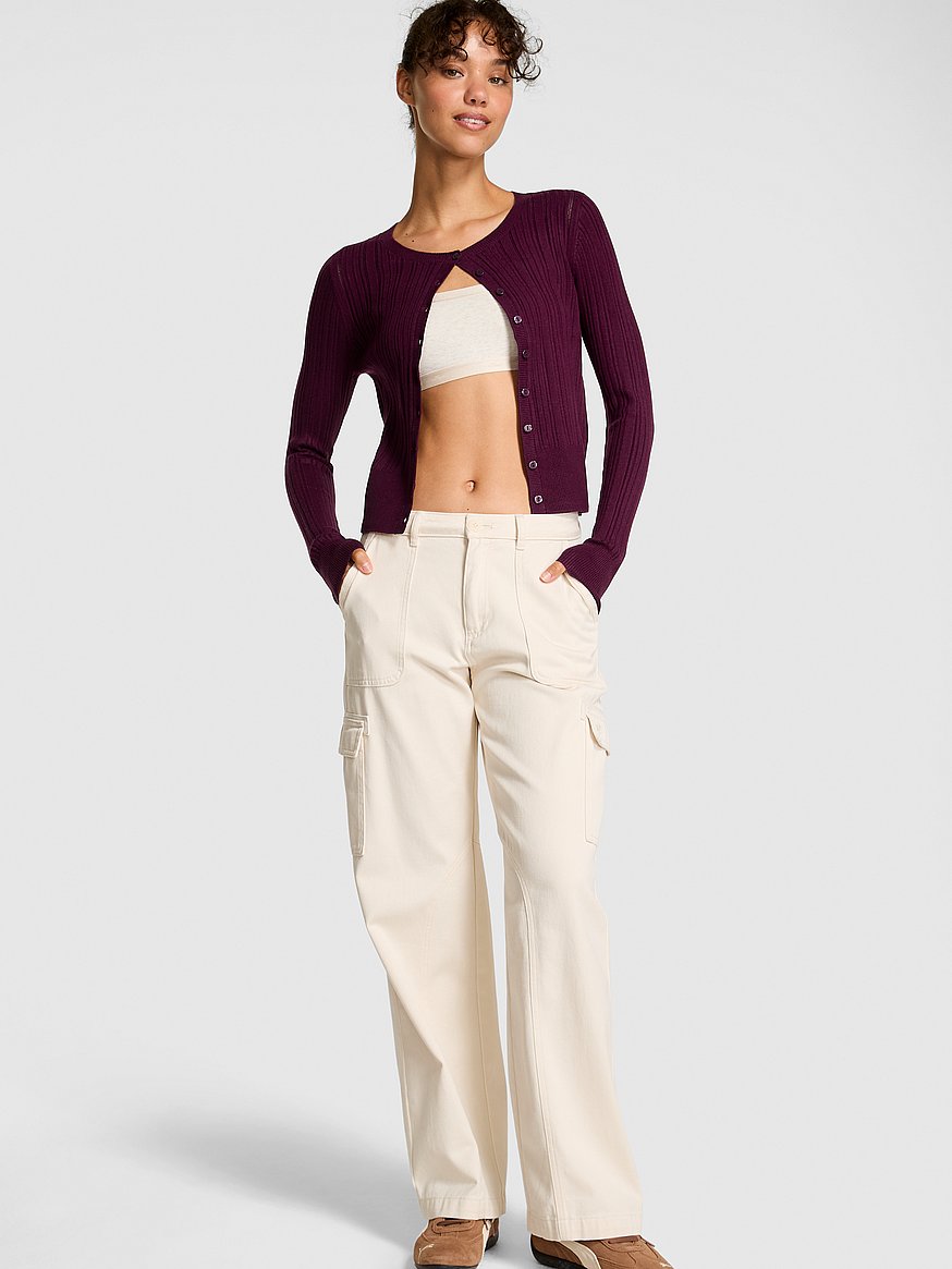 Button-Down Knit Cardigan