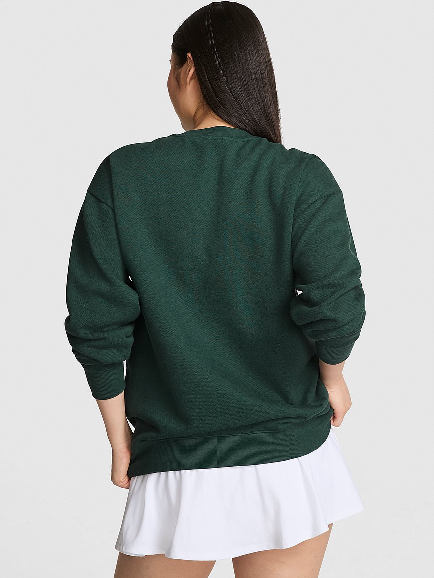 Ivy Fleece Oversized Crew Sweatshirt