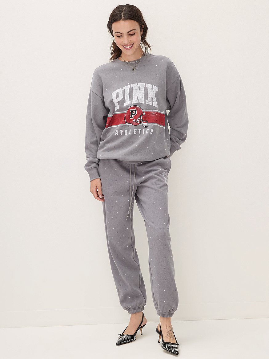 Ivy Fleece Oversized Crew Sweatshirt
