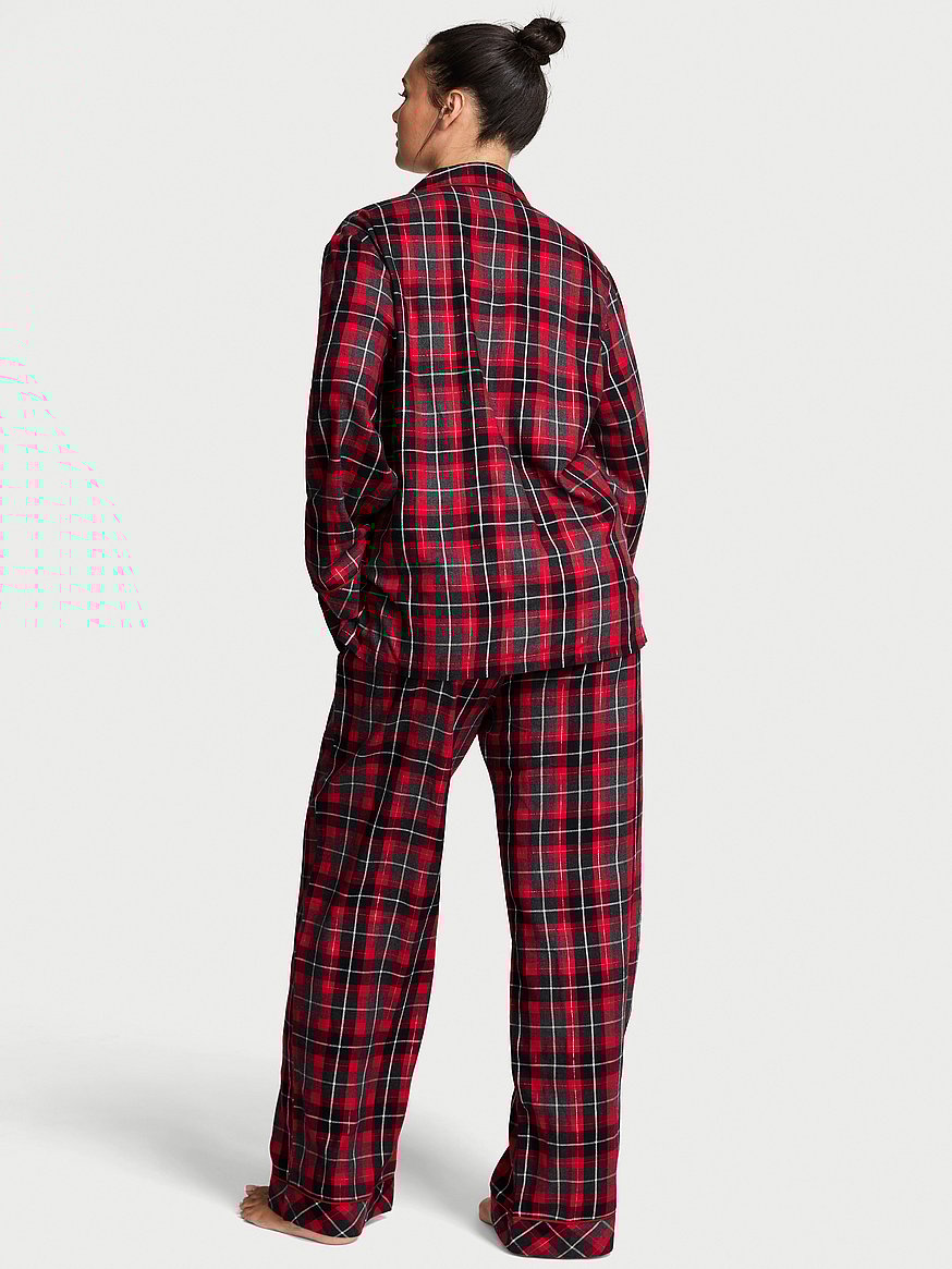 Flannel Long Pajama Set