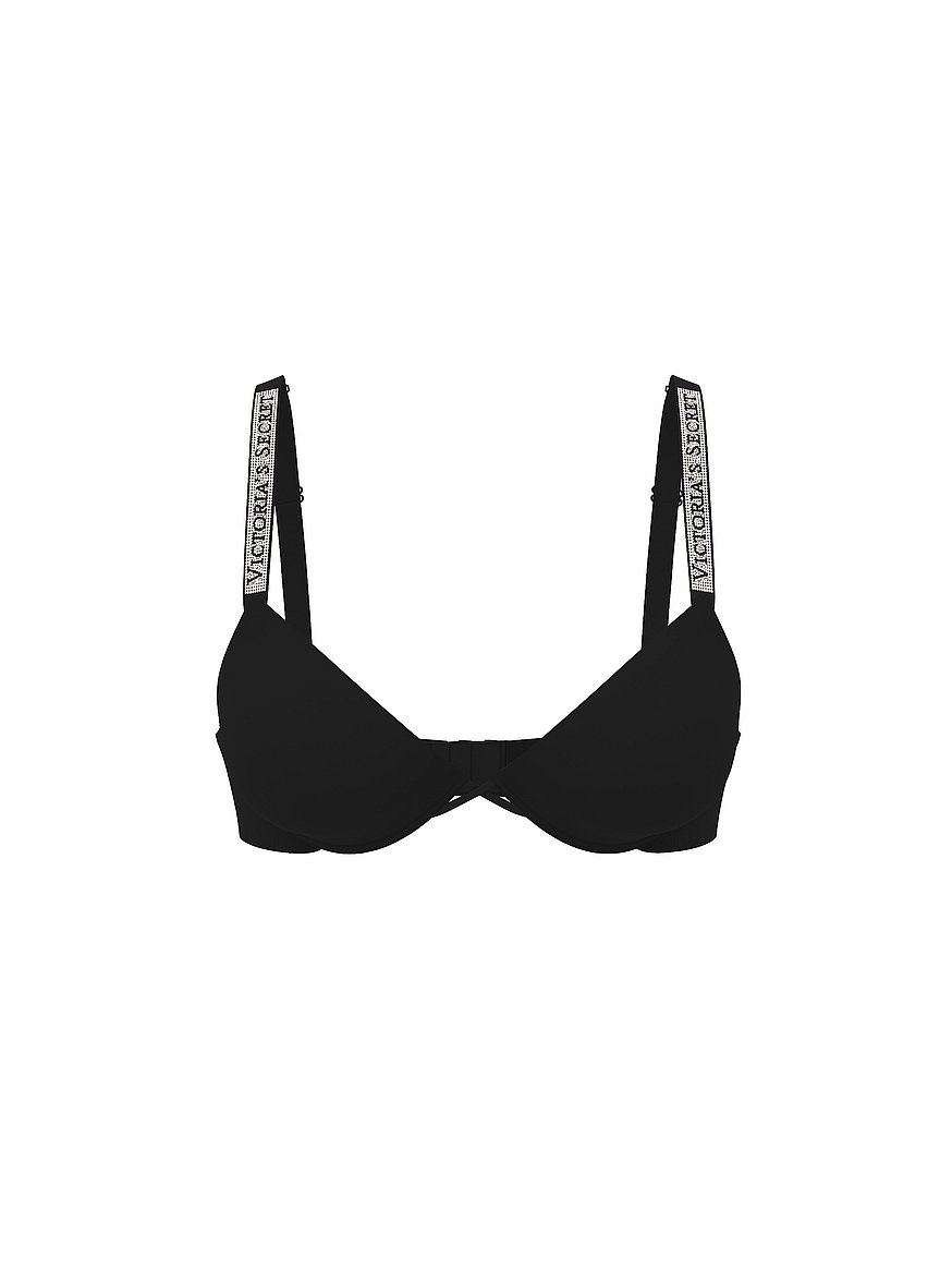 Buy Logo Shine Strap Lightly Lined Low-Cut Demi Bra, Angel Pink - Order Bras online - Victoria's Secret US