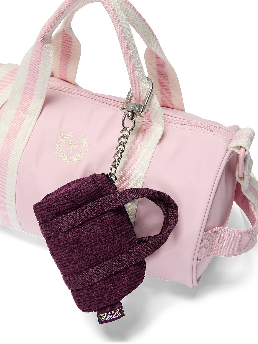 Mini Duffle Keychain Charm