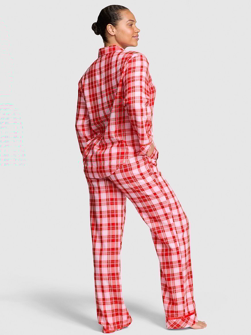 Flannel Long Pajama Set