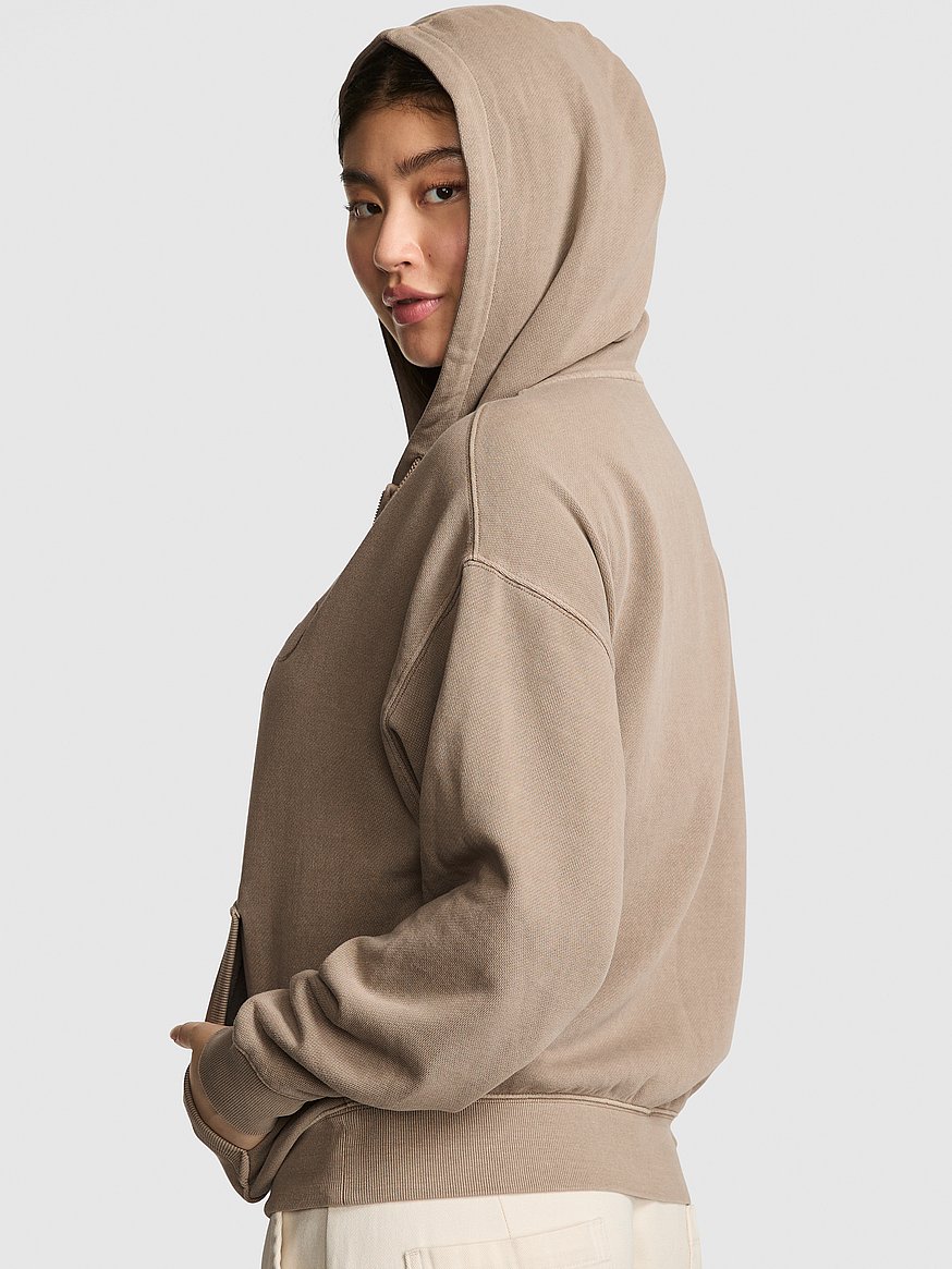 Ivy Fleece Campus Half-Zip Hoodie
