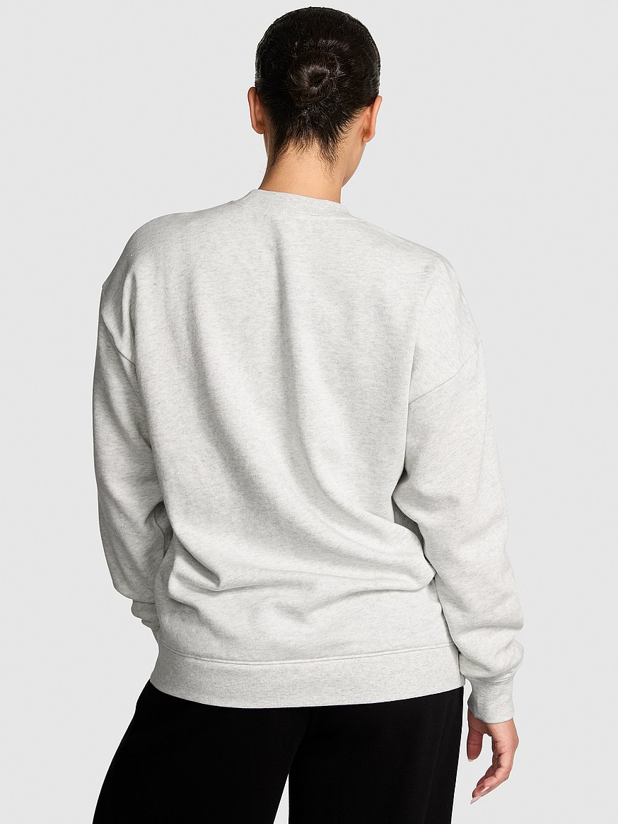 Ivy Fleece Oversized Crew Sweatshirt