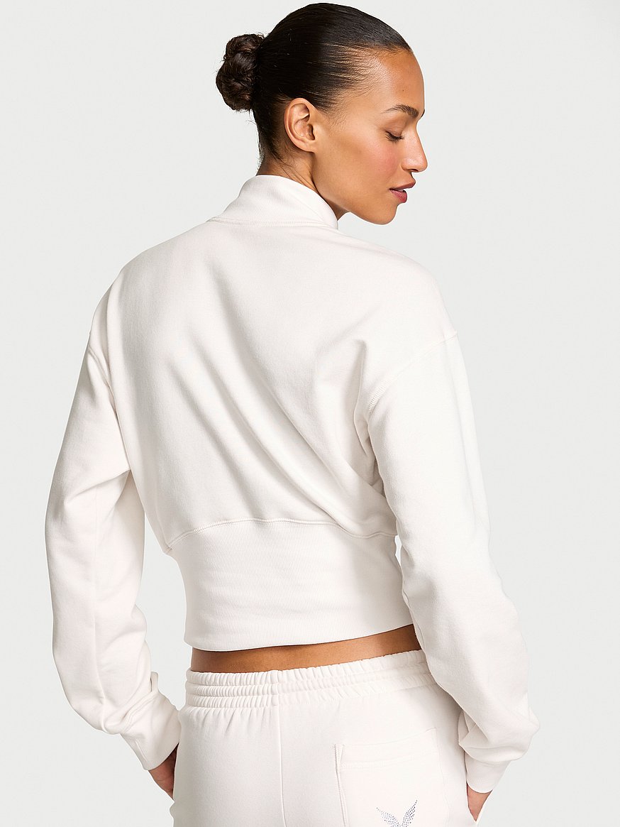 Status Terry Fitted Half-Zip Sweatshirt