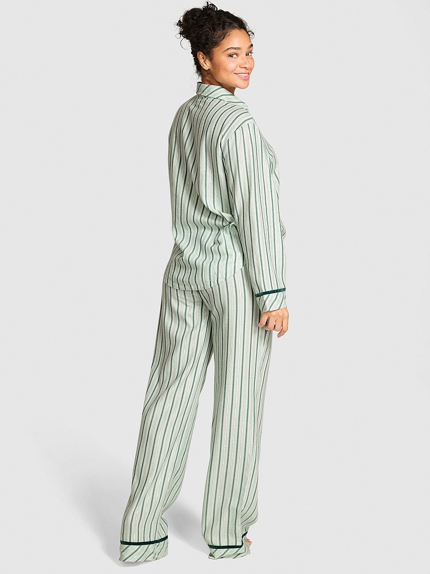 Flannel Long Pajama Set