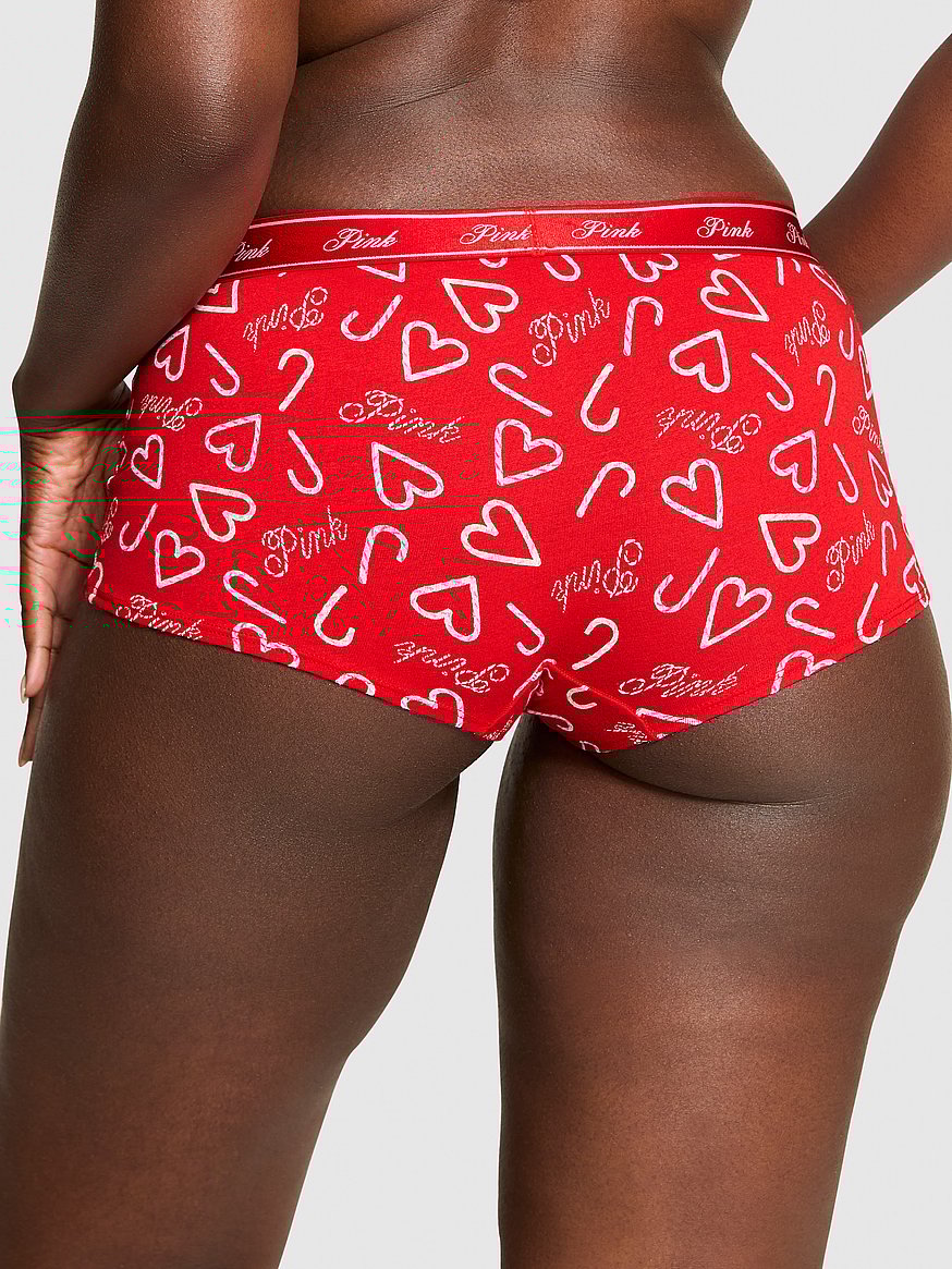 Logo Cotton Boyshort Panty