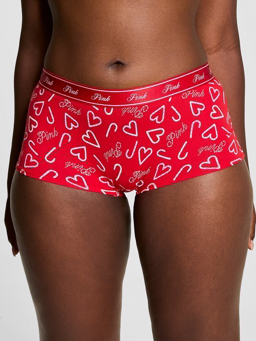 Logo Cotton Boyshort Panty