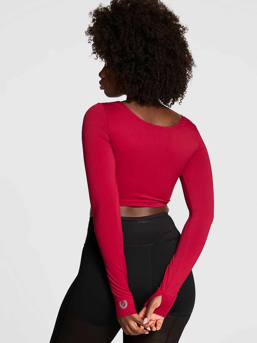 Relay Scoop Long-Sleeve Top