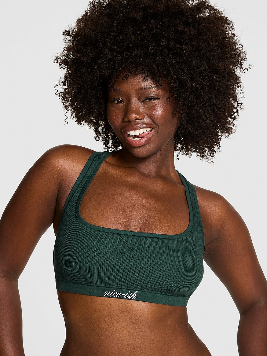Cotton Dorm Unlined Racerback Bralette