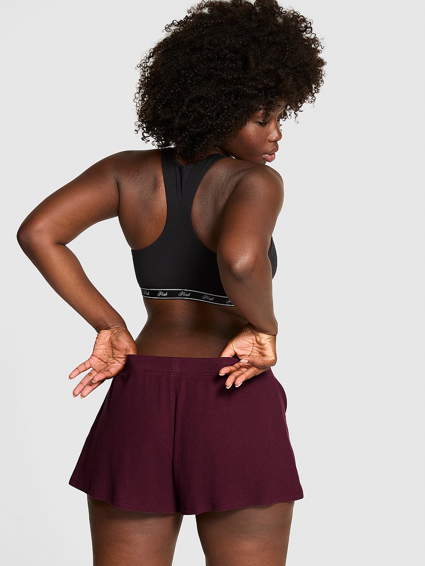 Thermal Henley Pajama Shorts