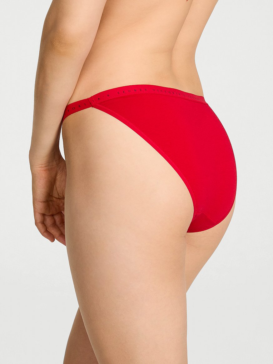 Stretch Cotton String Bikini Panty