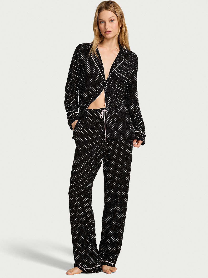 Modal Soft Long Pajama Set