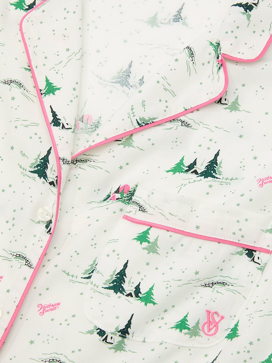 Flannel Long Pajama Set