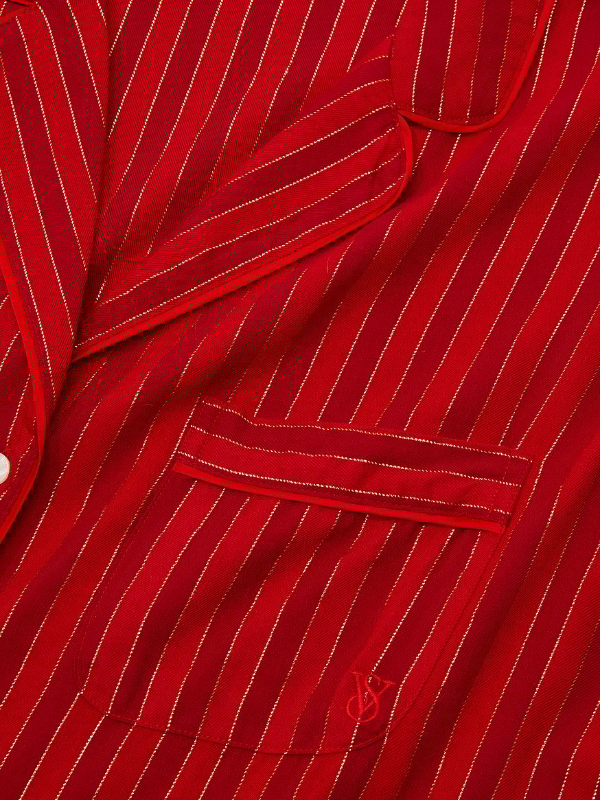 Flannel Long Pajama Set