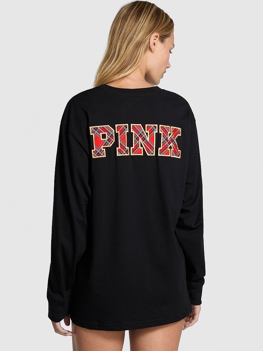 Campus Cotton Long-Sleeve Tee