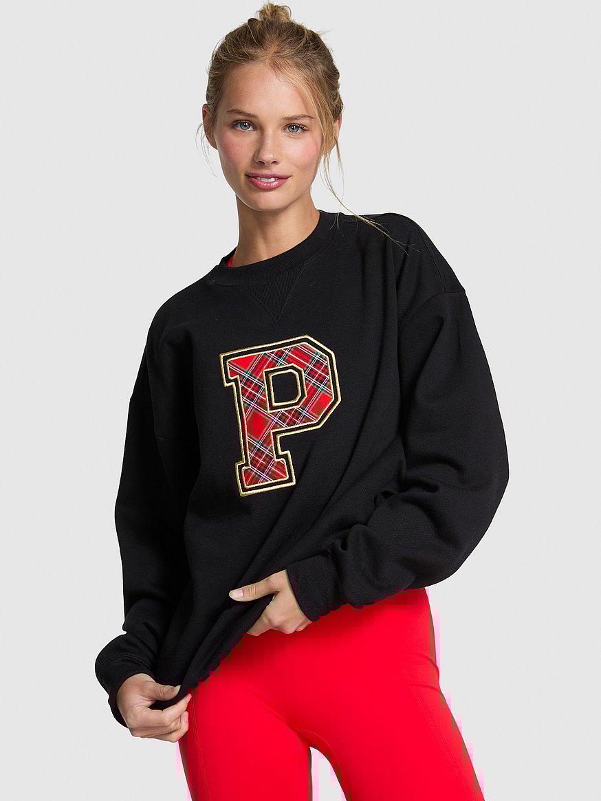 Ivy Fleece Oversized Crew Sweatshirt