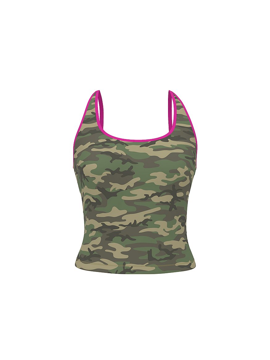 All-Day Cotton Square-Neck Bra Tank