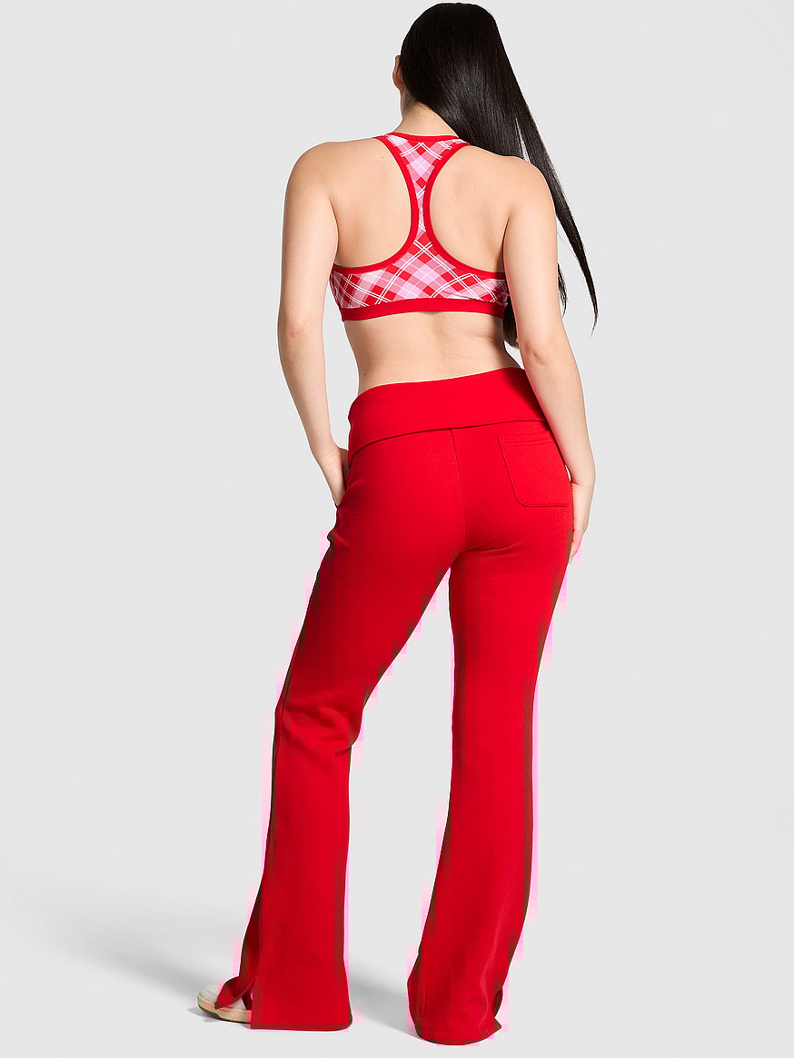 Ivy Fleece Foldover Flare Sweatpants