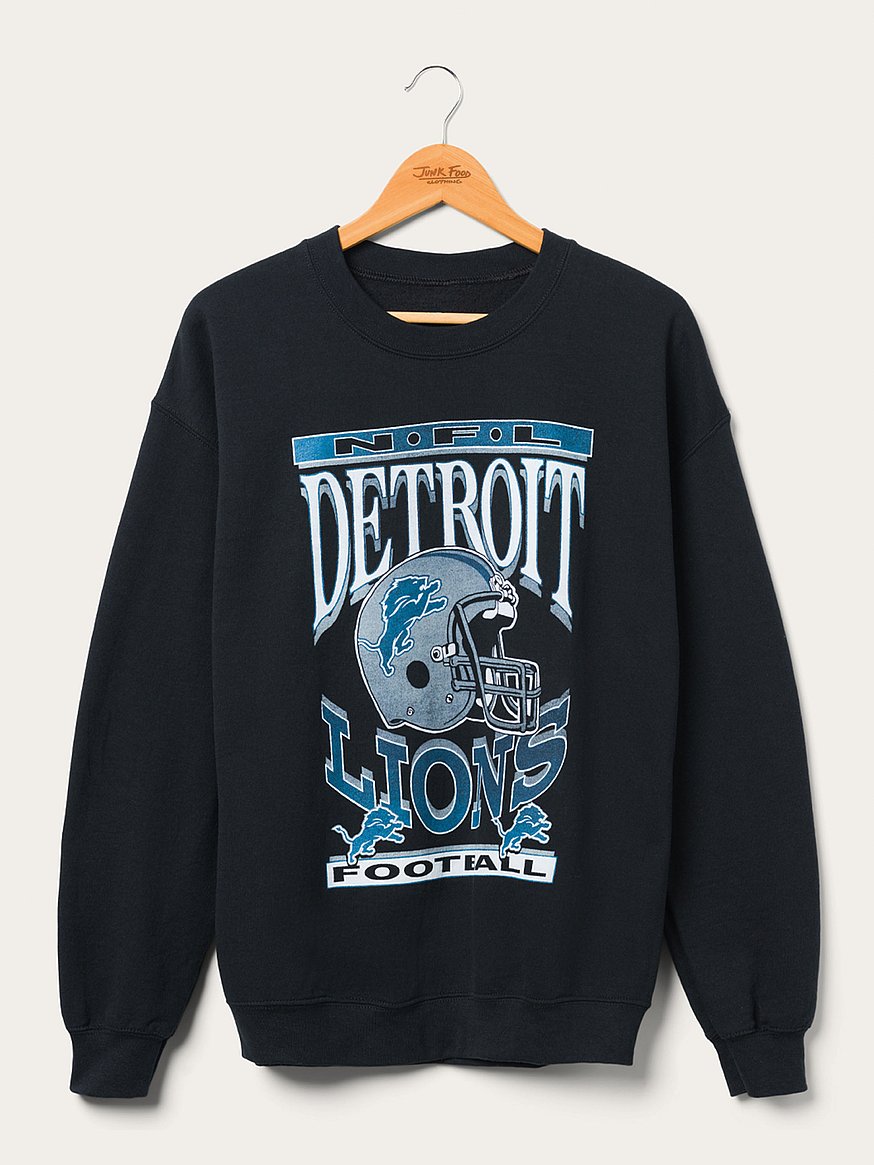 Lions Helmet Crew Fleece Sweatshirt
