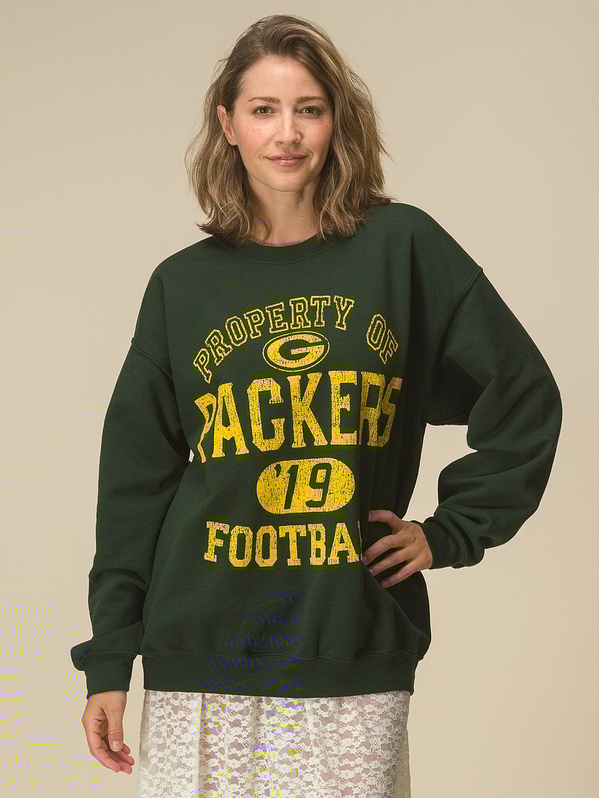 Packers Property Crew Fleece Sweatshirt
