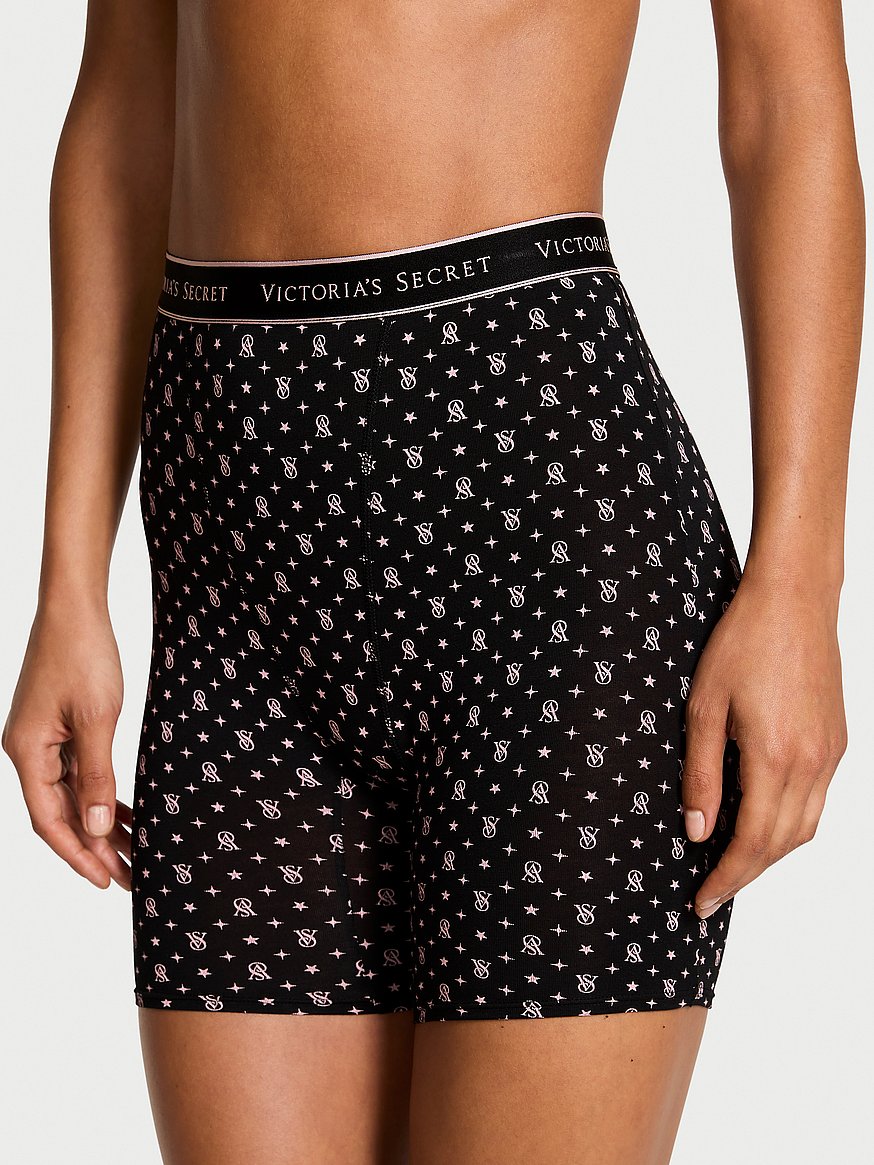 Logo Cotton High-Waist Boxer Brief