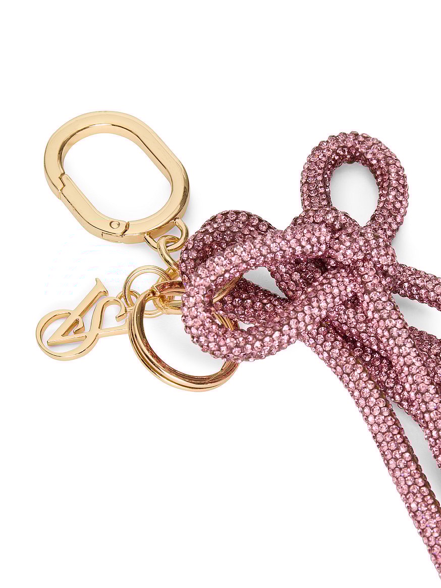 Knotted Shine Wristlet Strap Keychain